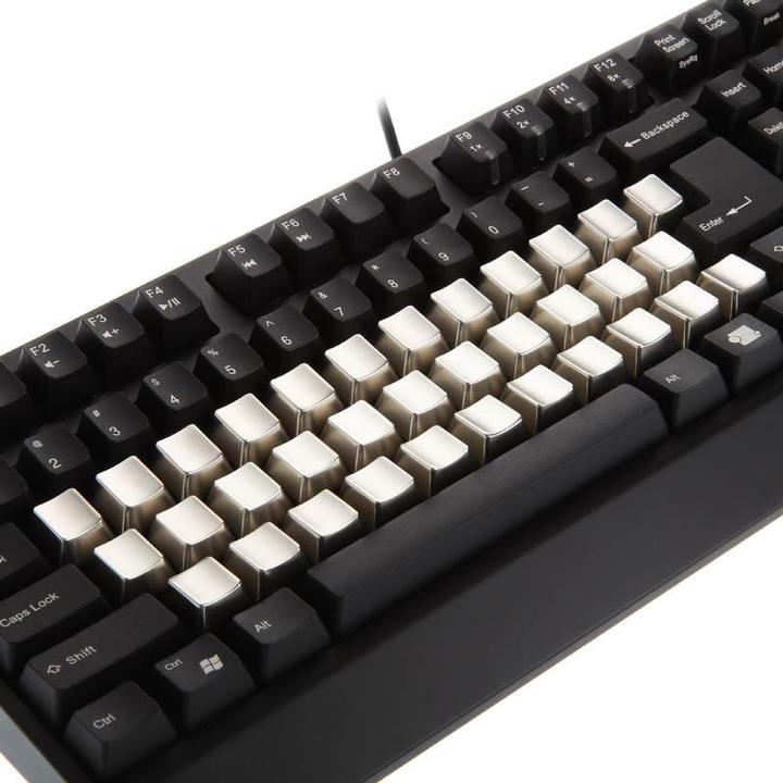 Produktbild King Mod Metal Keycaps-Set innere Tasten unbeschriftet, silber