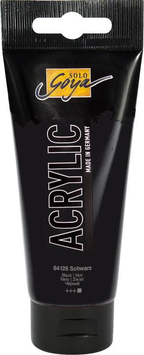 Produktbild Kreul Basic Acryl 100ml (Schwarz, 100 ml)