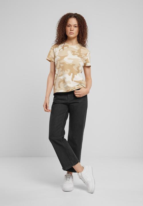 Actual product image Urban Classics Ladies Camo Regular Tee - 166869 (4XL)