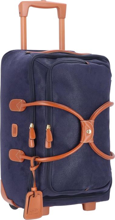 Immagine prodotto Brics Borsa da viaggio con ruote "Life" 55cm (blu) (40 l, Bagaglio a mano (fino a 50 litri))