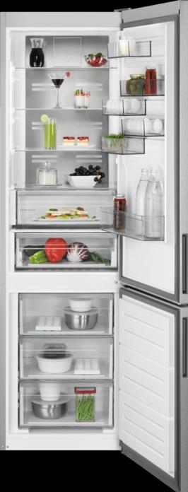 AEG RCB736D2MX Freestanding fridge-freezer / Series 8000 with Cooling 360° / 2010 mm / Freezer (366 l)