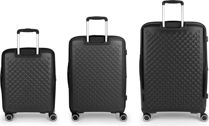 Actual product image Gabol Queens 4-wheel suitcase set 3-piece with stretch fold (223 l, XL (from 140l))