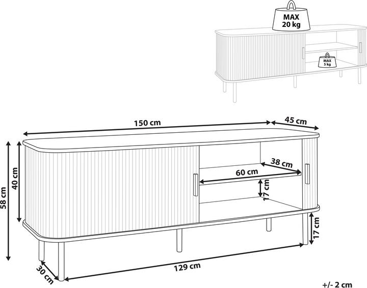 Image du produit Beliani Bradley