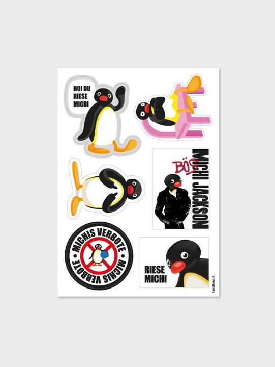 SwissMeme Stickerbogen - Michi