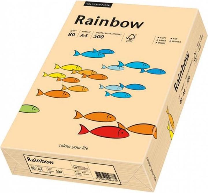 Image du produit Rainbow Papier de copie coloré (80 g/m², 500 x, A4)