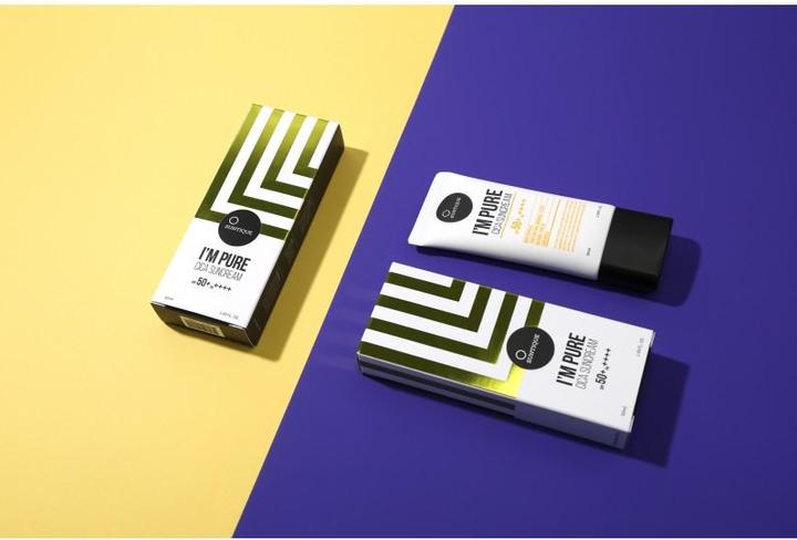 Actual product image Suntique I'M PURE Perfect Cica SPF50+ (Suntan cream, SPF 50+, 50 ml)