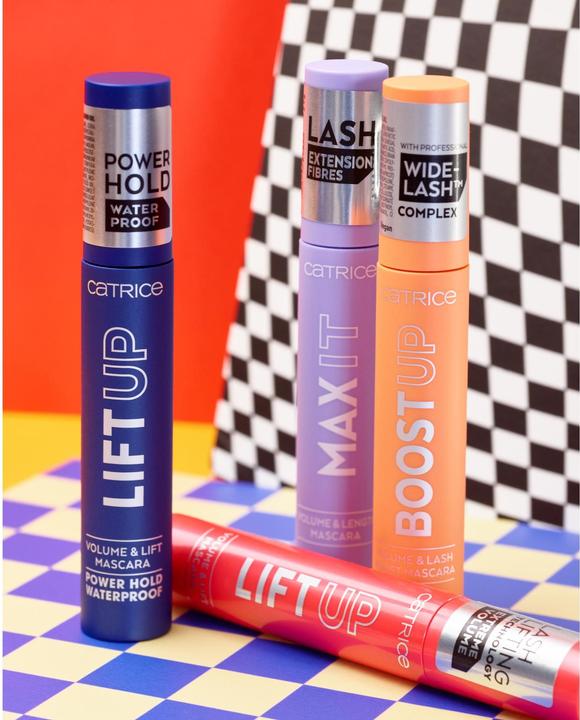 Actual product image Catrice LIFT UP Volume & Lift Mascara Power Hold Waterproof (010 Deep Black)