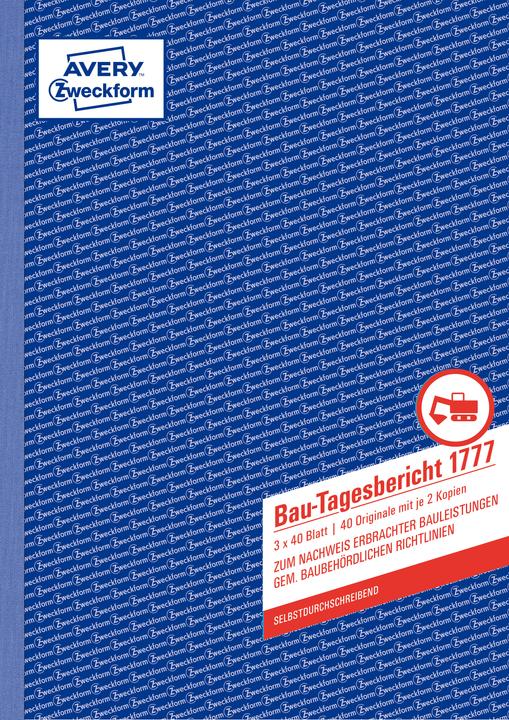 Produktbild Avery Bau-Tagesbericht (40 x)
