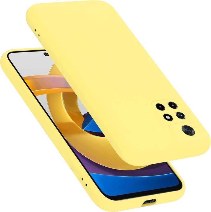 Actual product image Cadorabo TPU Liquid Silicone Case Cover for Xiaomi POCO M4 PRO 5G (Xiaomi Poco M4 Pro 5G)