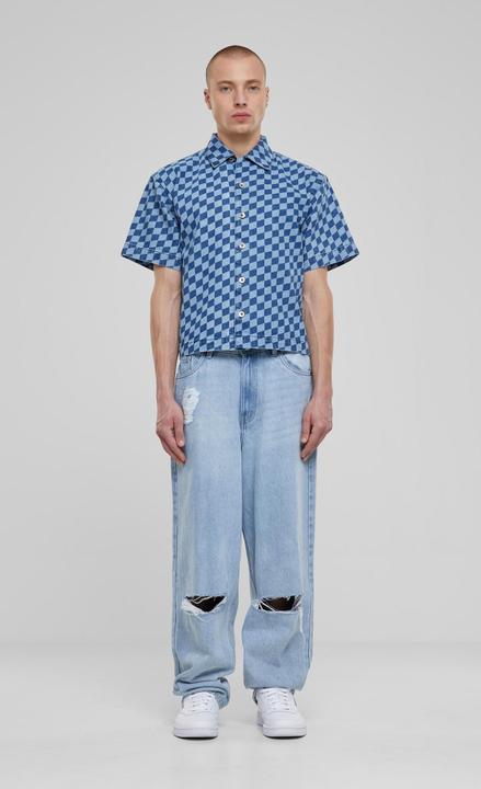 Produktbild Urban Classics Laser Check Printed Boxy Shirt - 166805 (XL)