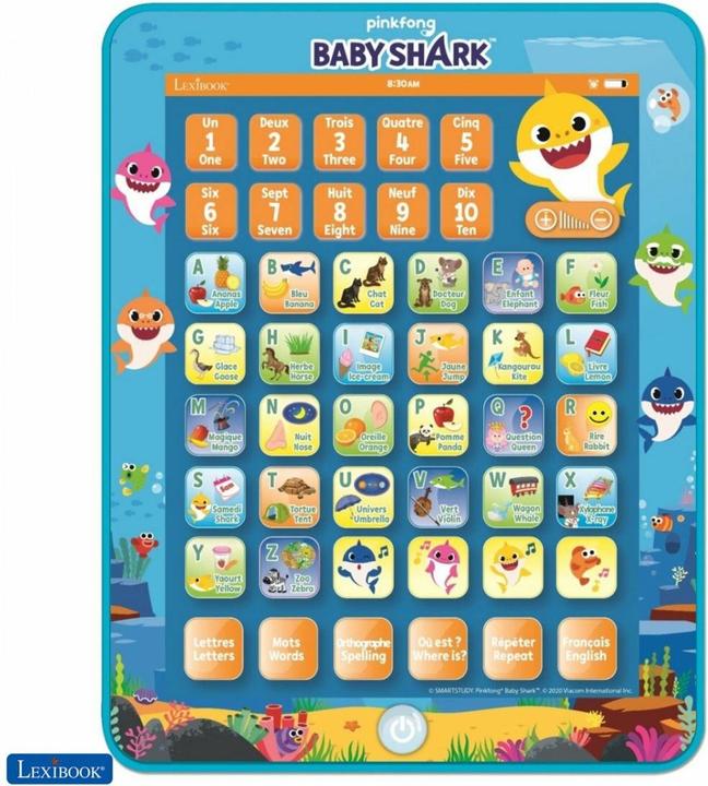 Actual product image Liniex LEXIBOOK - Tablet Baby shark DK/SE/NO (90099) (German)