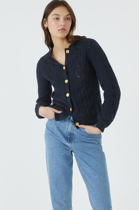 Actual product image La Redoute Collections Cardigan in pointelle knit (L)