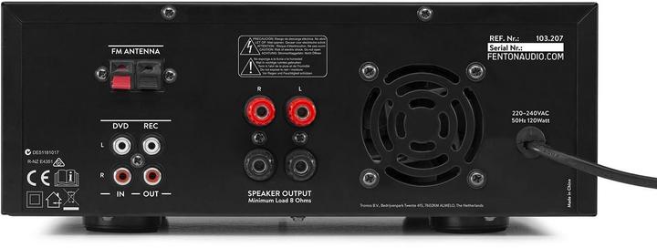 Immagine prodotto Fenton Amplificatore stereo AV120FM-BT (Amplificatore)