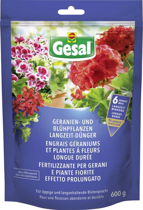 Produktbild Gesal Geranien und Blühpflanzen Langzeit-Dünger 600g (0.60 kg)