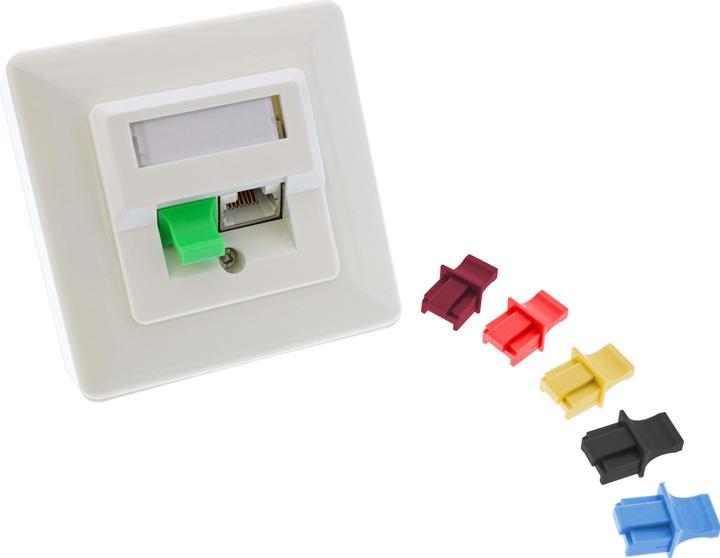 Image du produit InLine Cache-poussière pour la prise RJ45 (Module aveugle)