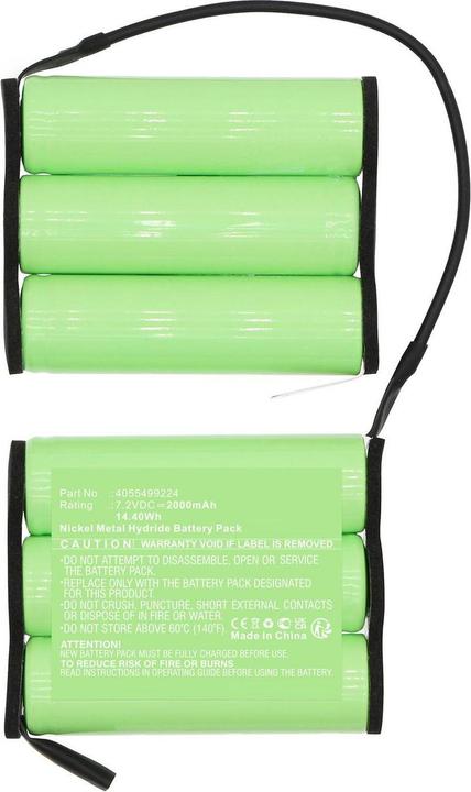 Image du produit CoreParts Batterie 7.2V 2000mAh 14.40Wh (2000 mAh)