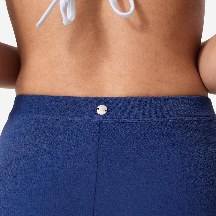Image du produit Olaian Bas de maillot de bain surf shorty taille haute Femme - Caro Bleu (40, 42)