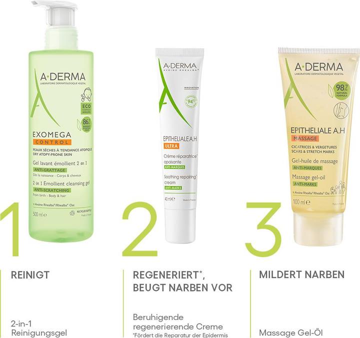 Productafbeelding A-Derma Epitheliale A.H. Massage (100 ml)
