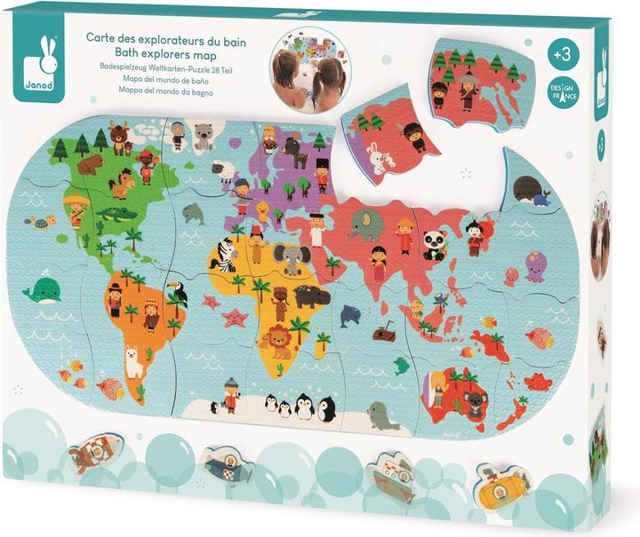 Image du produit Janod Carte du puzzle