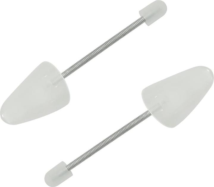 Actual product image VidaXL Schuhspanner mit Spiralfeder 5 Paar Weiss EU 38-44 (38, 39, 40, 41, 42, 43, 44, 2 x)
