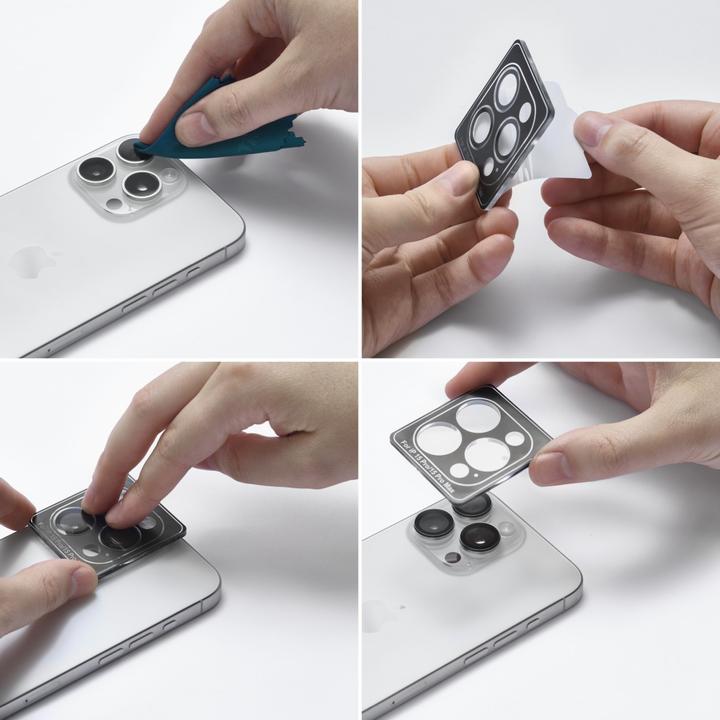 Actual product image Hama Lens Protect (3 Piece, Apple iPhone 16 Pro, Apple iPhone 16 Pro Max)