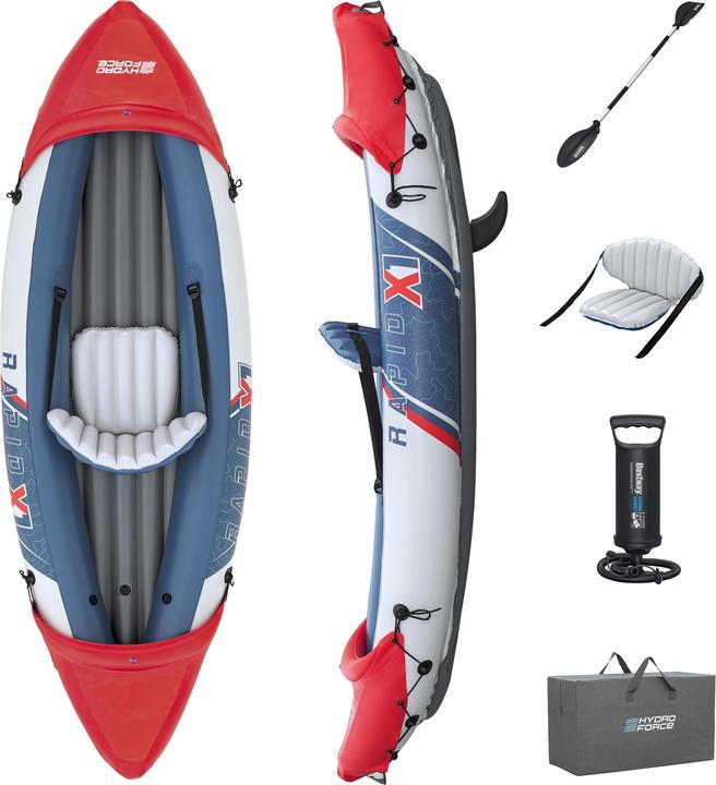Actual product image Bestway Hydro Force Rapid X1 Inflatable 1-Person Kayak Set 2.9 m (290 cm, 1 pers.)