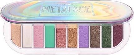 Actual product image Catrice Eyeshadow METAFACE Eyeshadow Palette C01 Social Me / 14 g (C01 Social Me)