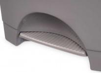 Image du produit Arte Regal poubelle à pédale en plastique 10l gris (10 l)