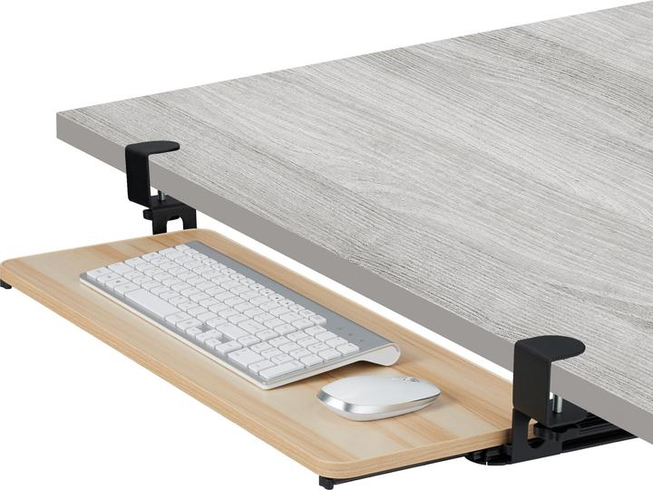 Produktbild Relaxdays Ausziehbare Tastaturablage zum Klemmen