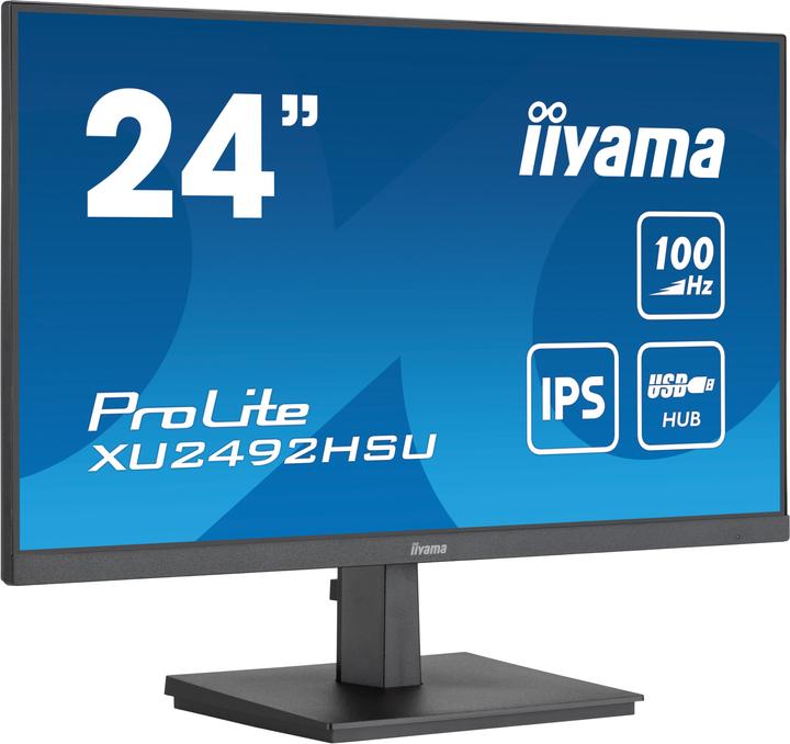 Produktbild iiyama XU2492HSU-B6/24" FHD ETE IPS Panel (1920 x 1080 Pixel, 23.80")