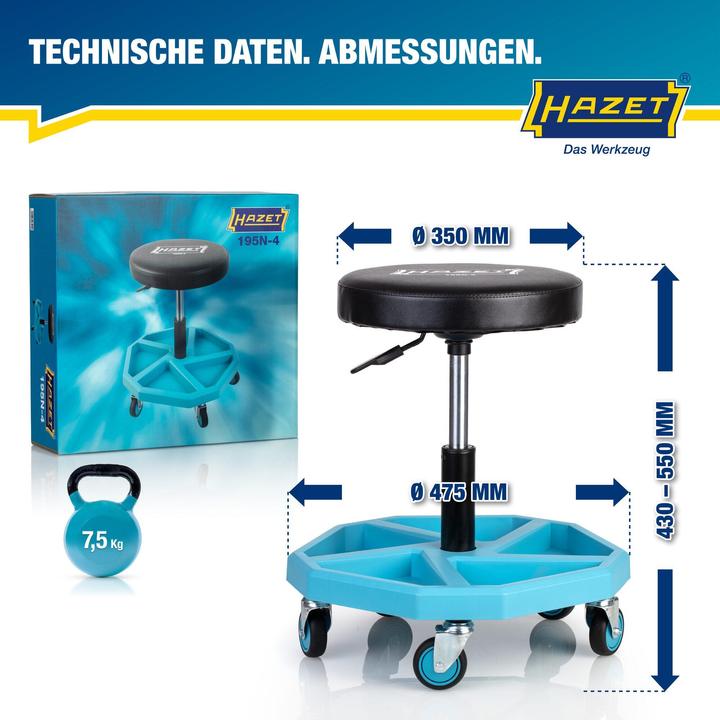 Produktbild HAZET Arbeits-Sitz 195N-4