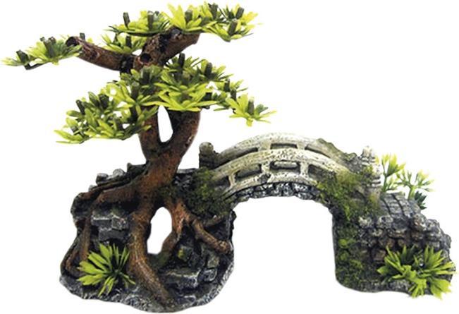 Image du produit Nobby Aqua Ornaments PONT avec BONSAI avec plantes (Décoration, autres éléments)