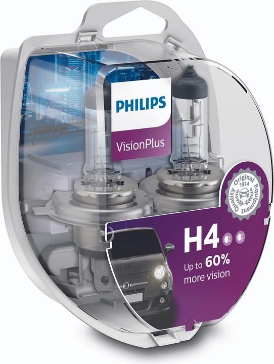 Actual product image Philips VisionPlus 12342VPS2 Vehicle Headlight Lamp (H4)