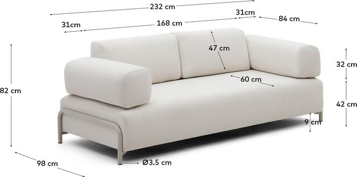 Image du produit Kave Home Compo (3 places)