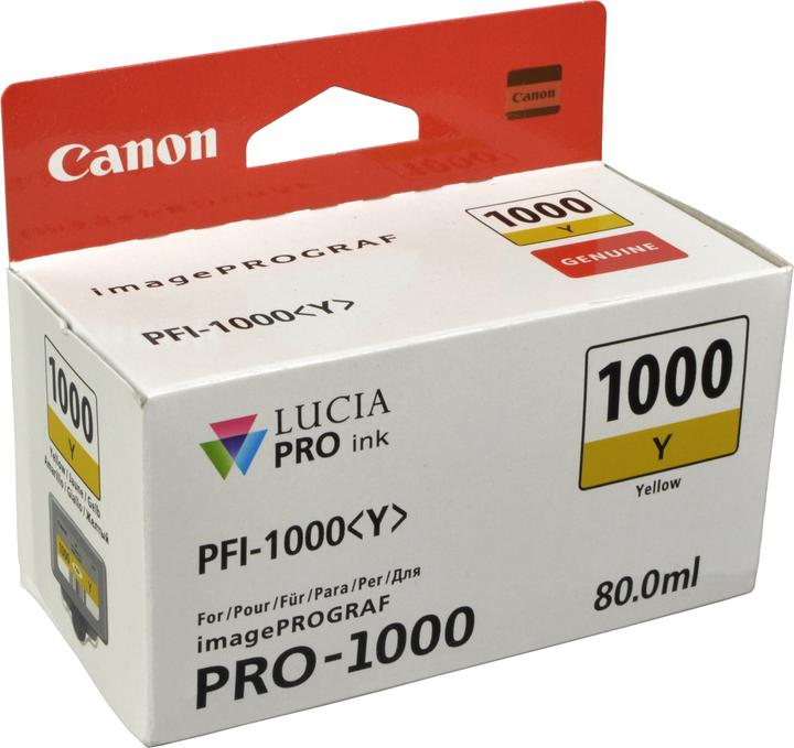 Actual product image Canon Pfi-1000y (Y)