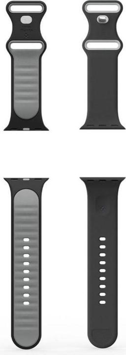 Actual product image Spigen - Nano Pop - Apple Watch 1/2/3/4/5/6/7/8/9/10/SE/SE 2 (38/40/41/42mm) - Black Sesame (Silicone, Plastic)