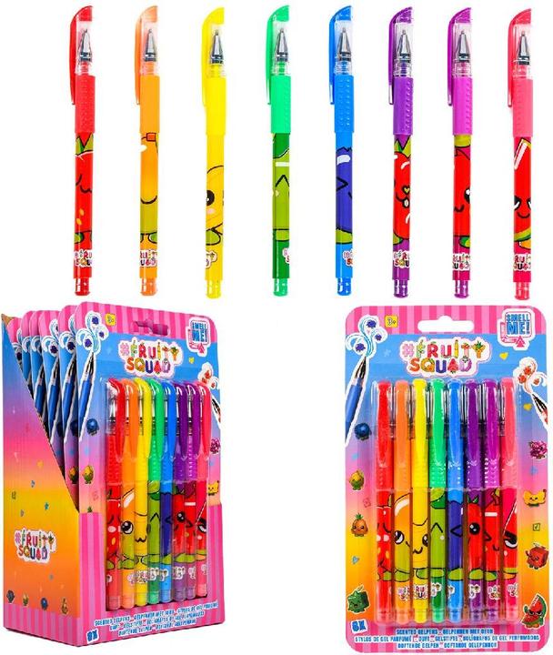 Produktbild Canenco Fruchtige Squad Gelschreiber mit Duft (Mehrfarbig, 8 x)