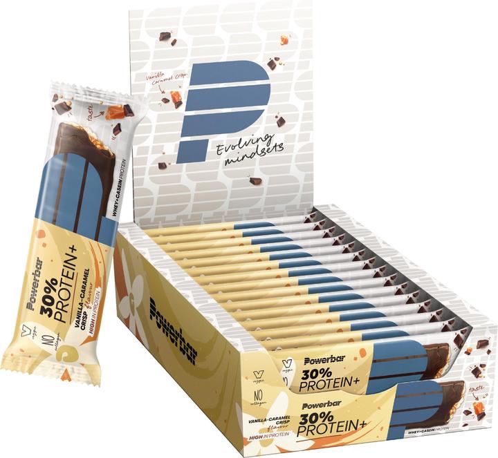 Actual product image Powerbar Protein Plus 30% (Vanilla, Caramel, 15 pcs., 825 g)