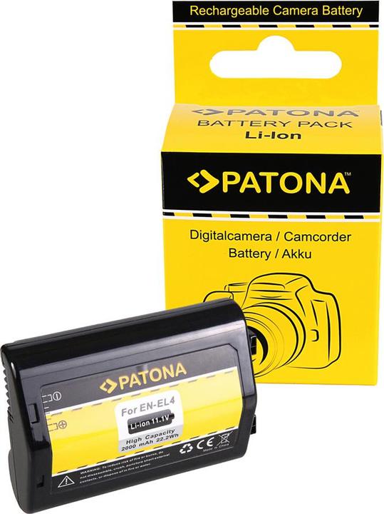 Actual product image Patona Akku wie Nikon EN-EL4 für Nikon D2../D3. (Camera battery)