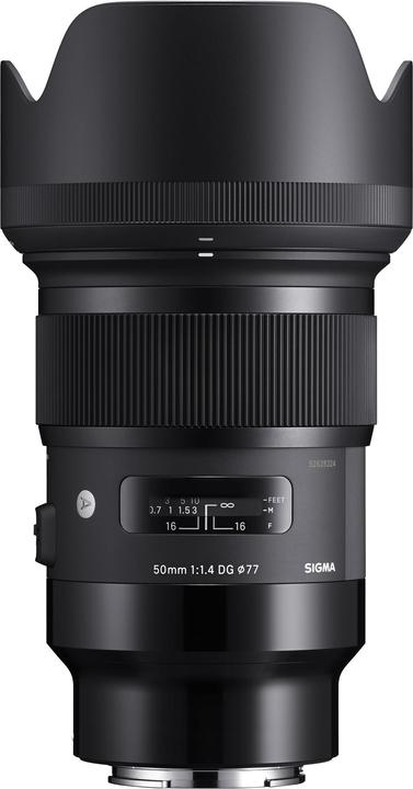 Productafbeelding Sigma 50mm f/1.4 DG HSM ART, Sony E - (EU) (Sony E, Volledig formaat, APS-C / DX)