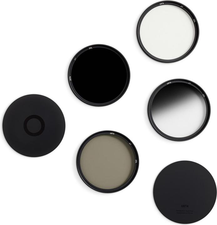 Image du produit Urth 67mm UV, polarisation circulaire (CPL), ND64, Soft Grad ND8 Lens Filter Kit (Plus+) (Filtre UV, 67 mm)