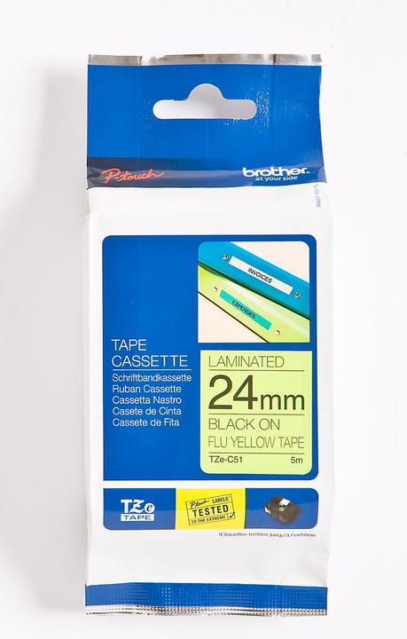 Produktbild Brother Tze-C51 (2.40 cm, Schwarz)