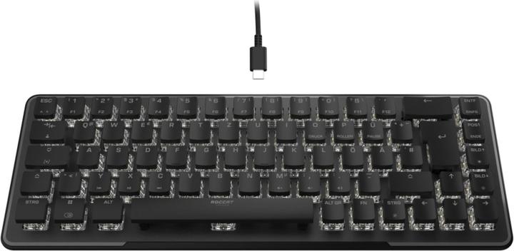Actual product image Roccat Vulcan II Mini gaming keyboard, mechanical, linear keys, black (DE, Cable)