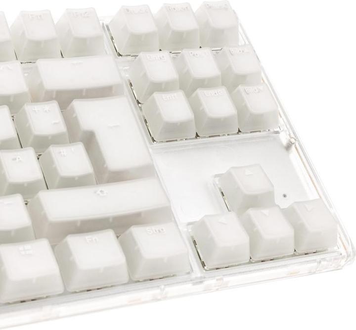 Image du produit Ducky One 3 Aura White TKL Clavier de jeu, RGB LED - MX-Red (DE, Filaire)