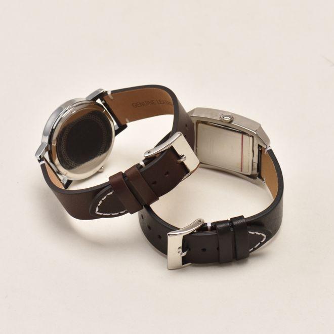 Productafbeelding Mu Prime Elegante serie echt leer vervangende armband (18 mm, Echt leer)