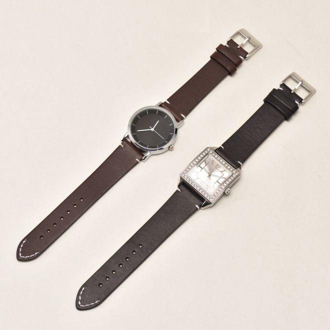 Productafbeelding Mu Prime Elegante serie echt leer vervangende armband (18 mm, Echt leer)