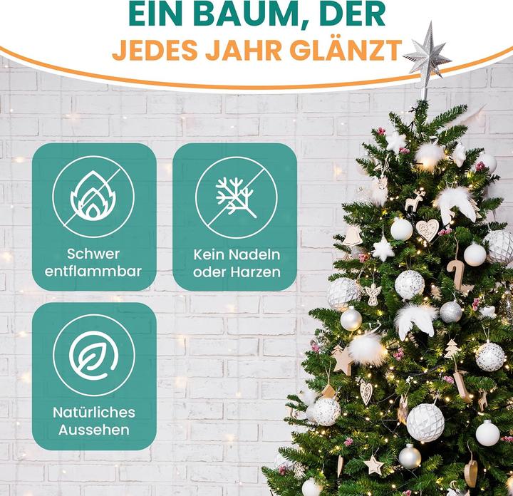 Produktbild Gartenpirat Künstlicher Weihnachtsbaum, 150cm (150 cm)