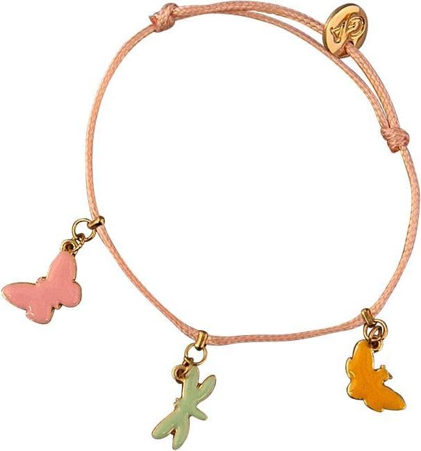Global Affairs Kinder-Armband, Schmetterlinge (Zinklegierung mit Emaille)