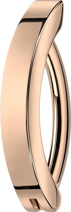 Star Piercing Banane klappbar rosegold Schild (ohne Messing, Titan G23)