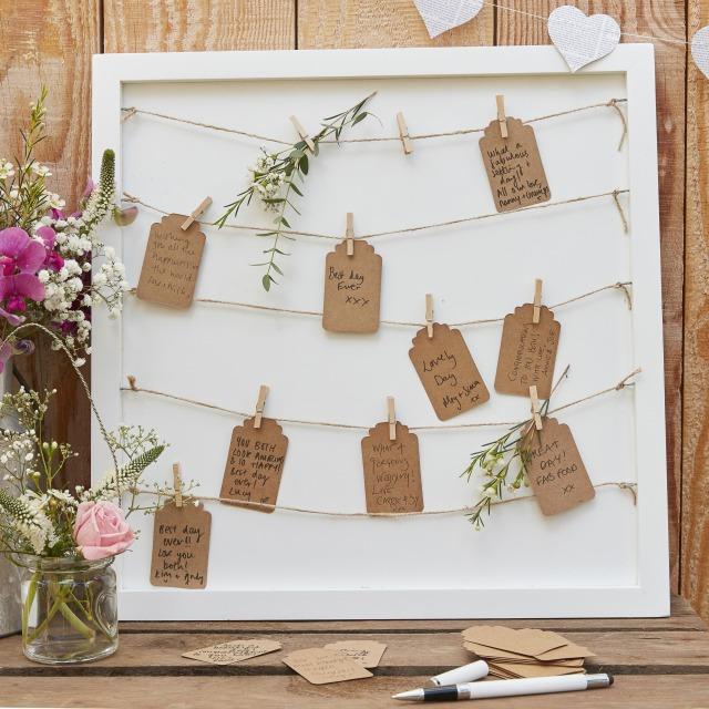 Actual product image Ginger Ray Guest book greeting frame